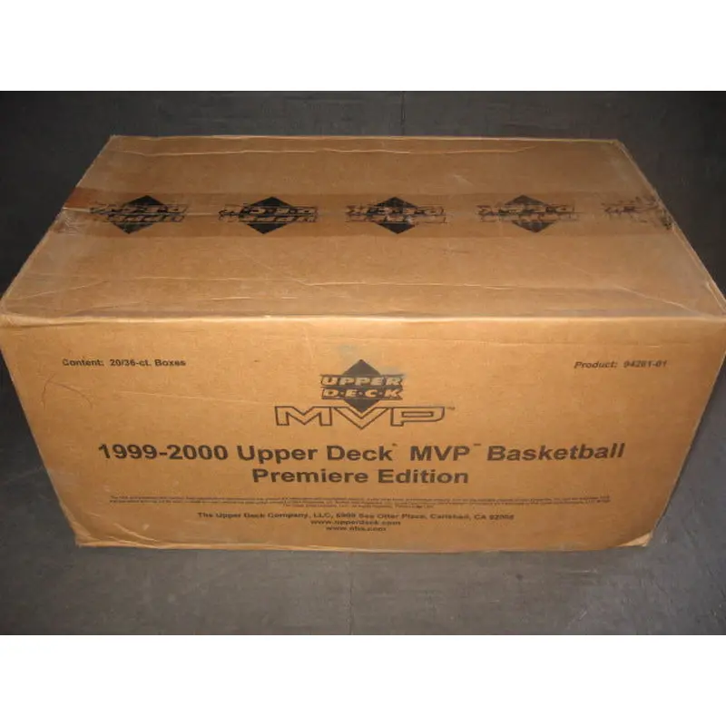 1999/00 Upper Deck MVP Basketball Case (Retail) (20 Box)