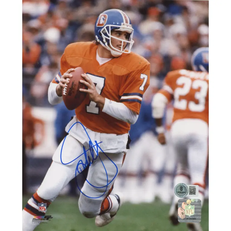 Broncos John Elway Authentic Signed 8x10 Photo Autographed BAS #BR54825