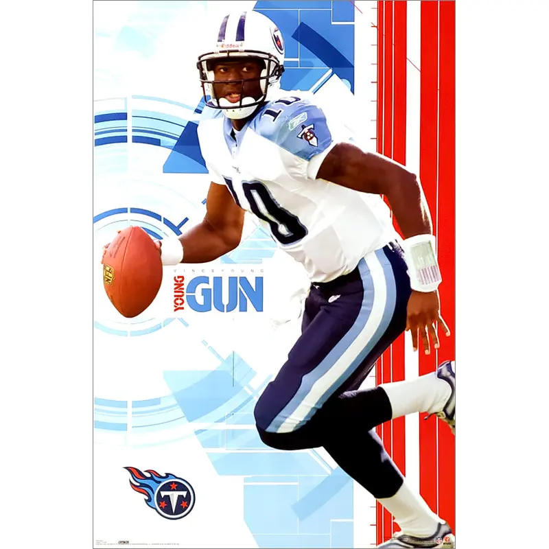 Vince Young "Young Gun" Tennessee Titans Official NFL Wall POSTER - Costacos 2006