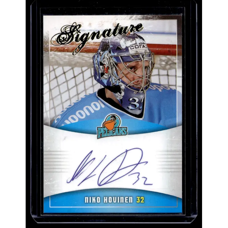 2010-11 Cardset Signature - Niko Hovinen /125