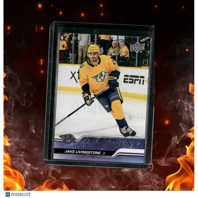 2023-24 Upper Deck Jake Livingstone Young Guns Rookie #145