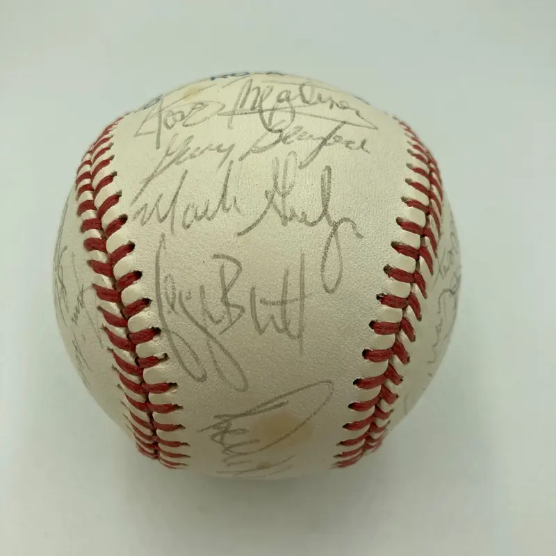 1985 Kansas City Royal World Series Champs Team Signed Baseball With JSA COA