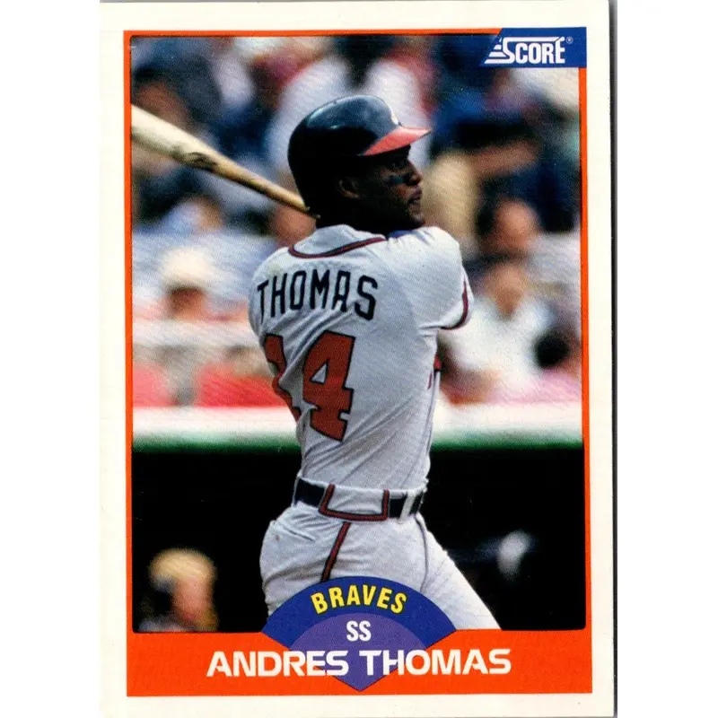 1989 Score Andres Thomas #406