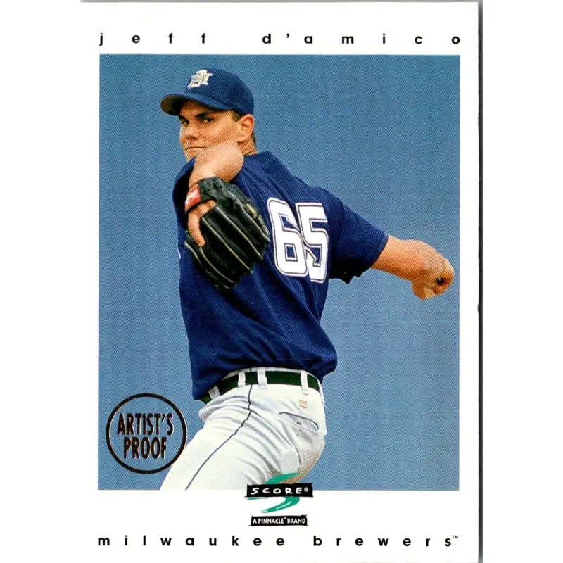 1997 Score Artist's Proofs White Border Jeff D'Amico #269
