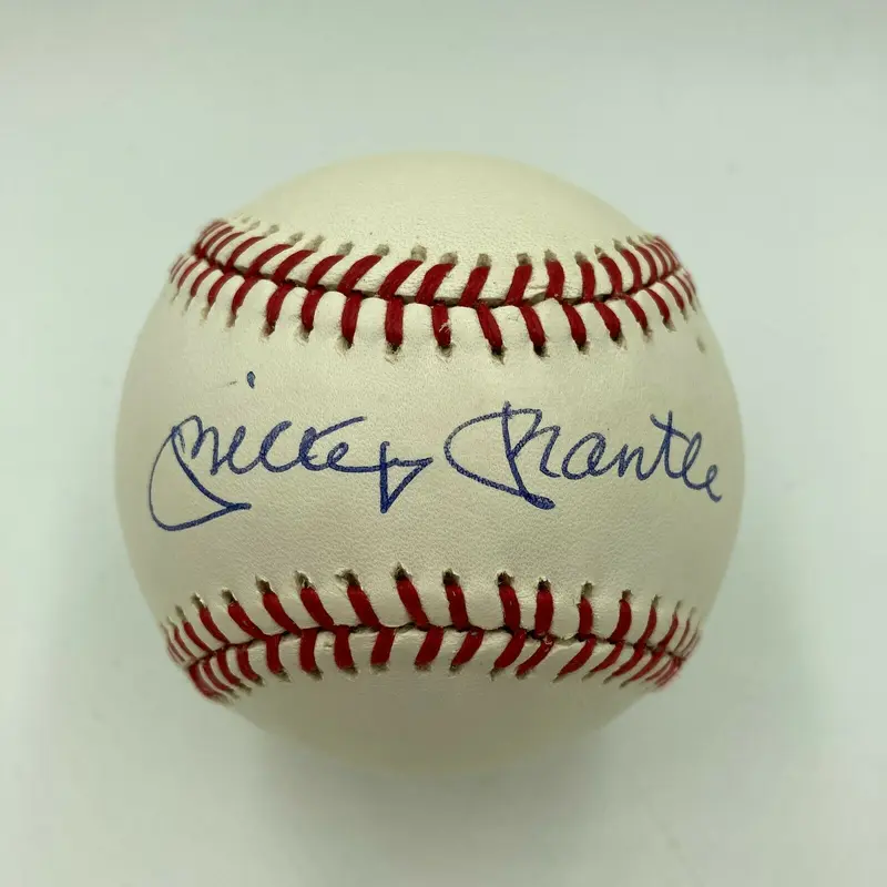Beautiful Mickey Mantle Signed American League Baseball Mint Autograph JSA COA