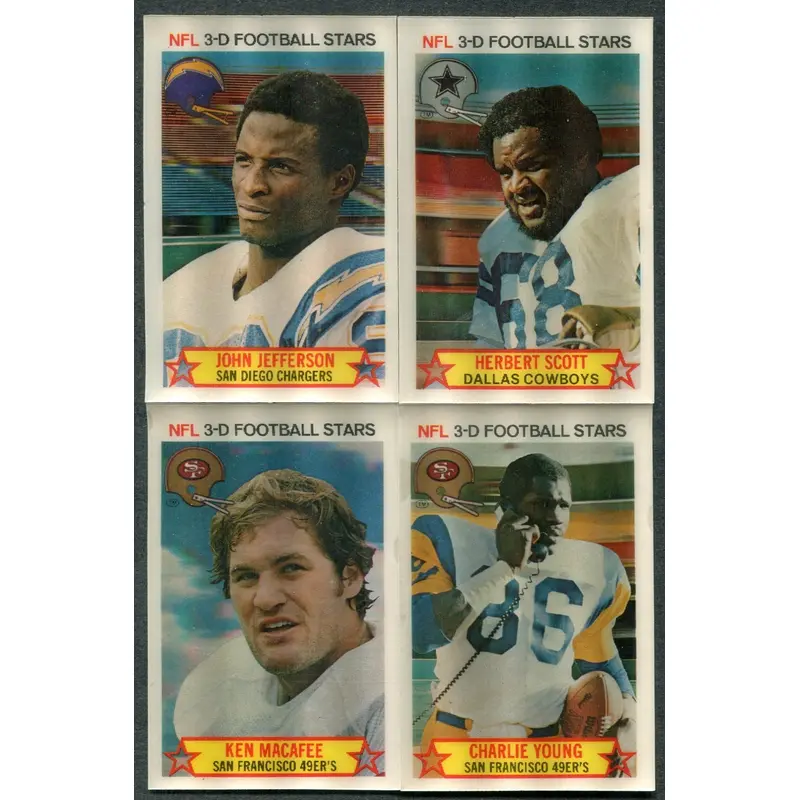 1980 Kellogg's Football Complete Set NM NM/MT (48) (23-183)