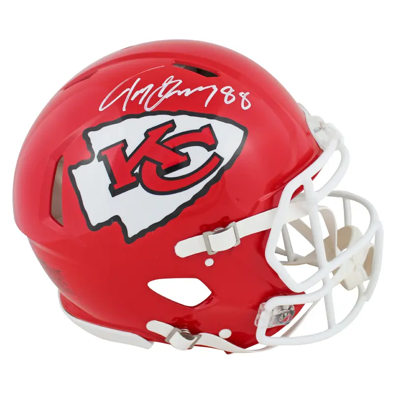 Chiefs Tony Gonzalez Signed Full Size Speed Proline Helmet w/ White Sig BAS Wit