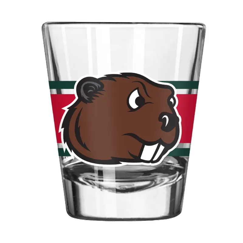 Minot State 2oz Stripe Shot Glass