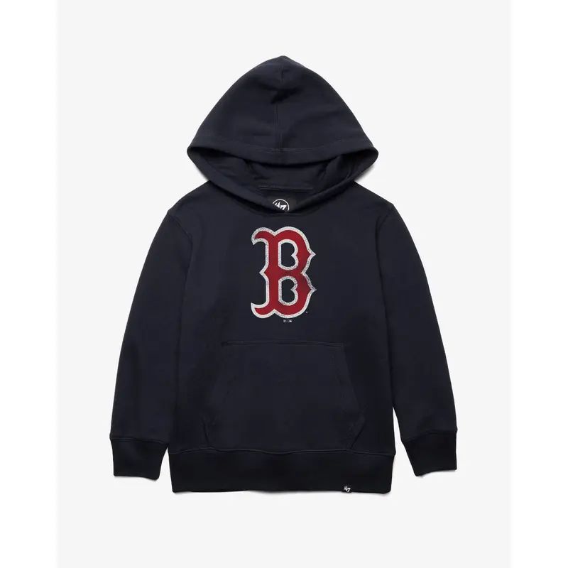 BOSTON RED SOX DISTRESSED IMPRINT '47 HEADLNE HOOD KIDS