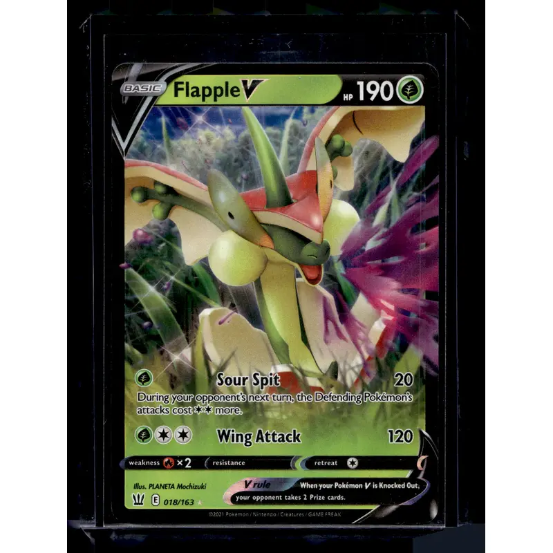 2021 Pokemon - Sword & Shield - Battle Styles - Flapple V #018