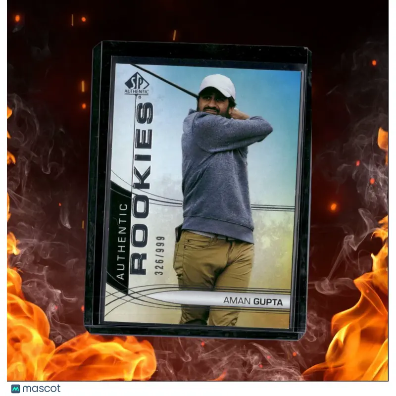 2024 Upper Deck Portfolio Aman Gupta SP Authentic (A) Rookie 326/999 #ARS-AG