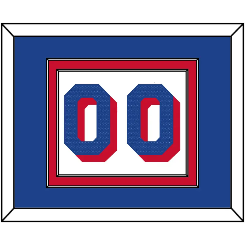Philadelphia Number - White Association - Double Mat 2