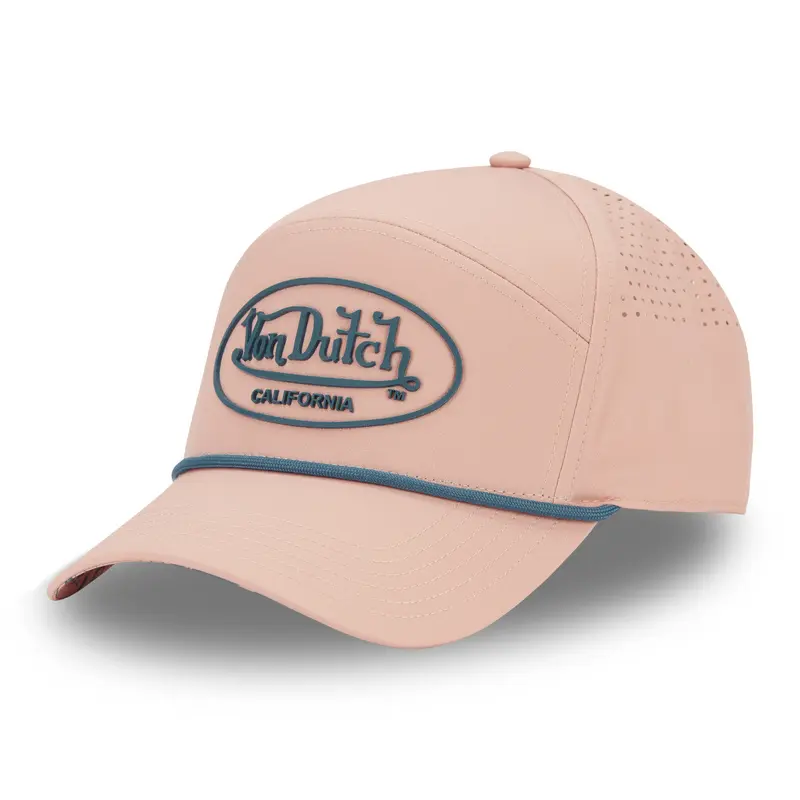 Von Dutch - Rubber Patch - 6-Panel Cap - Pink
