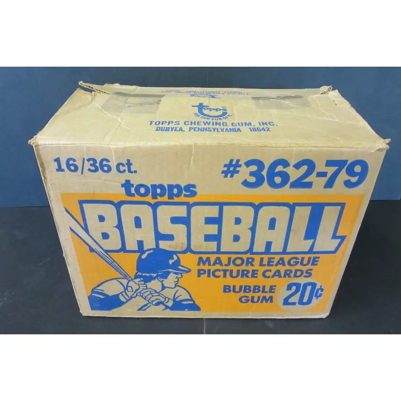 1979 Topps Baseball Unopened Wax Case (16 Box) (BBCE)