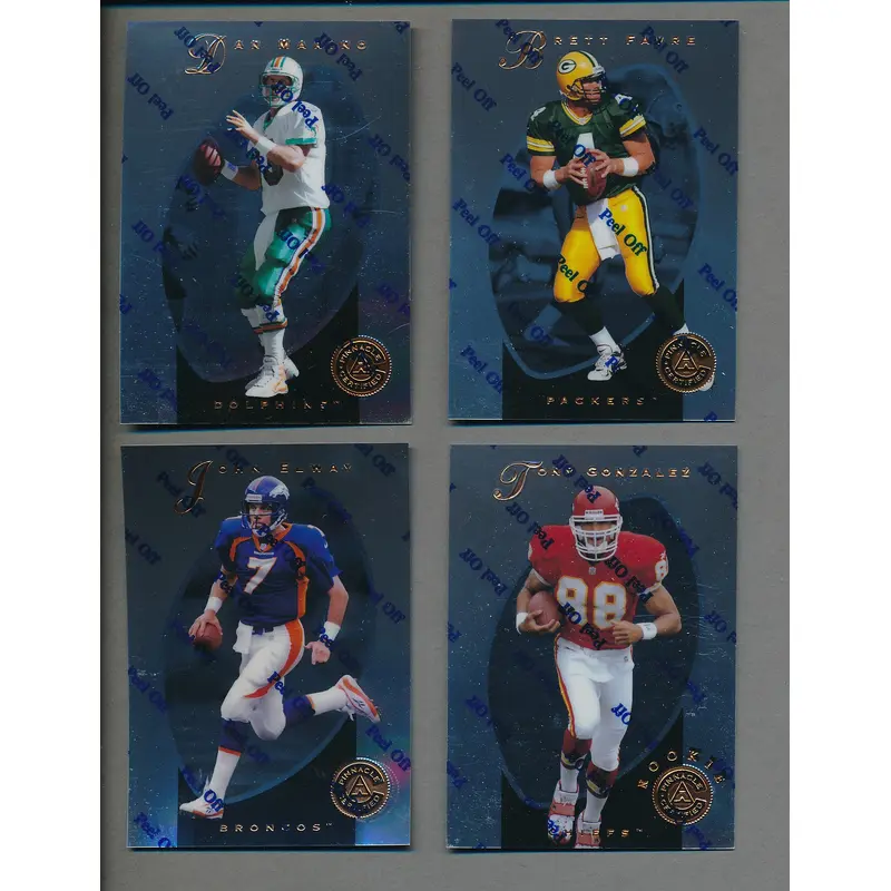 1997 Pinnacle Certified Football Complete Set (150)