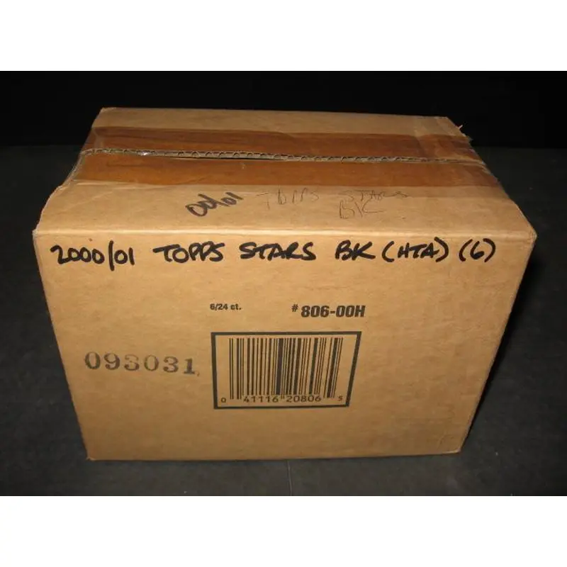 2000/01 Topps Stars Basketball Case (HTA) (6 Box)