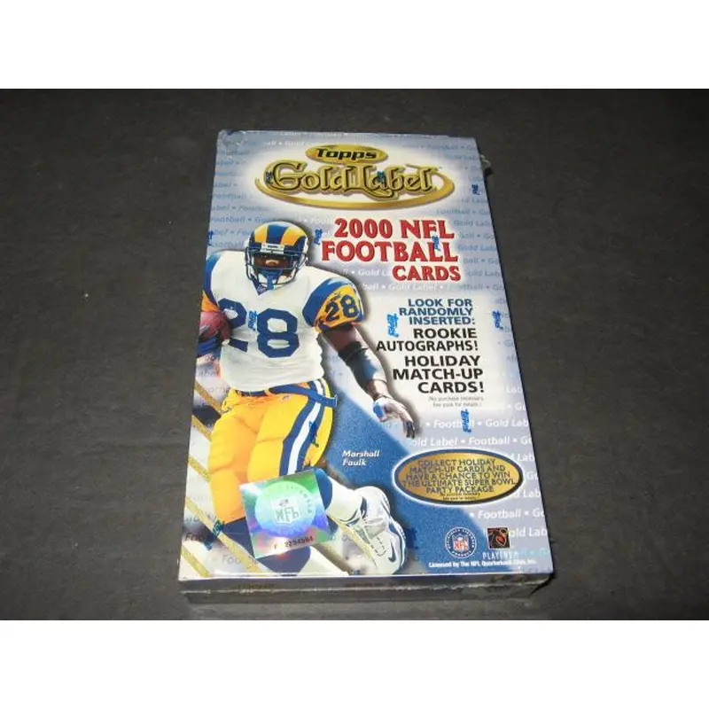 2000 Topps Gold Label Football Box (Retail)