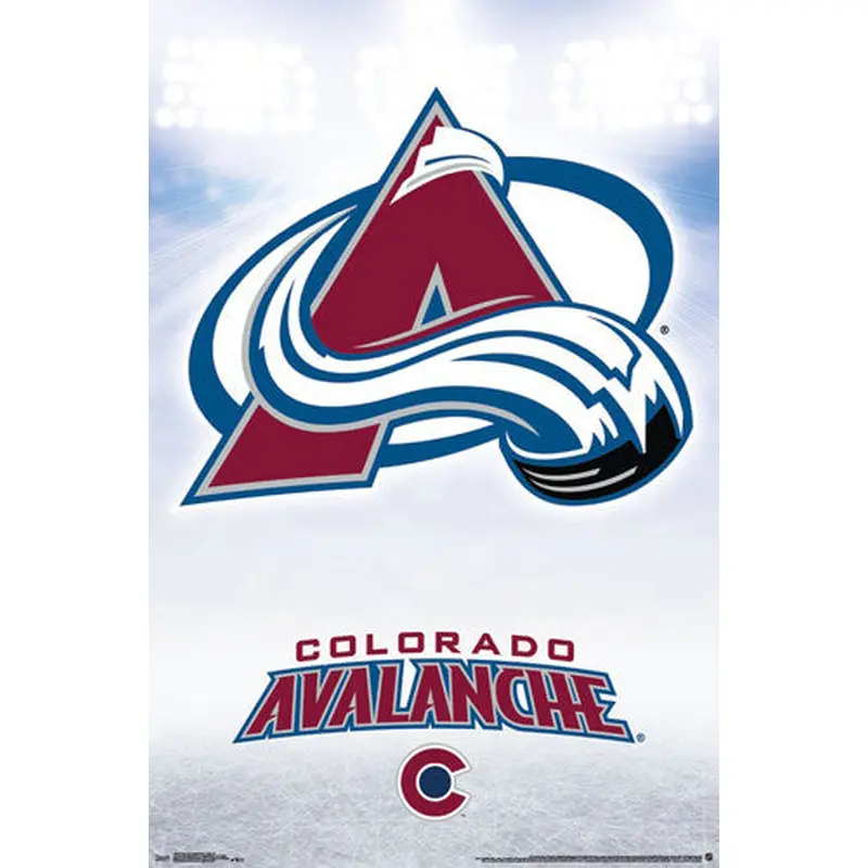 Colorado Avalanche Official NHL Hockey Team Logo Poster - Trends International