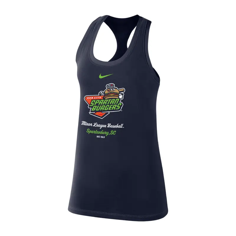 Women's Navy Racerback Nike Tank