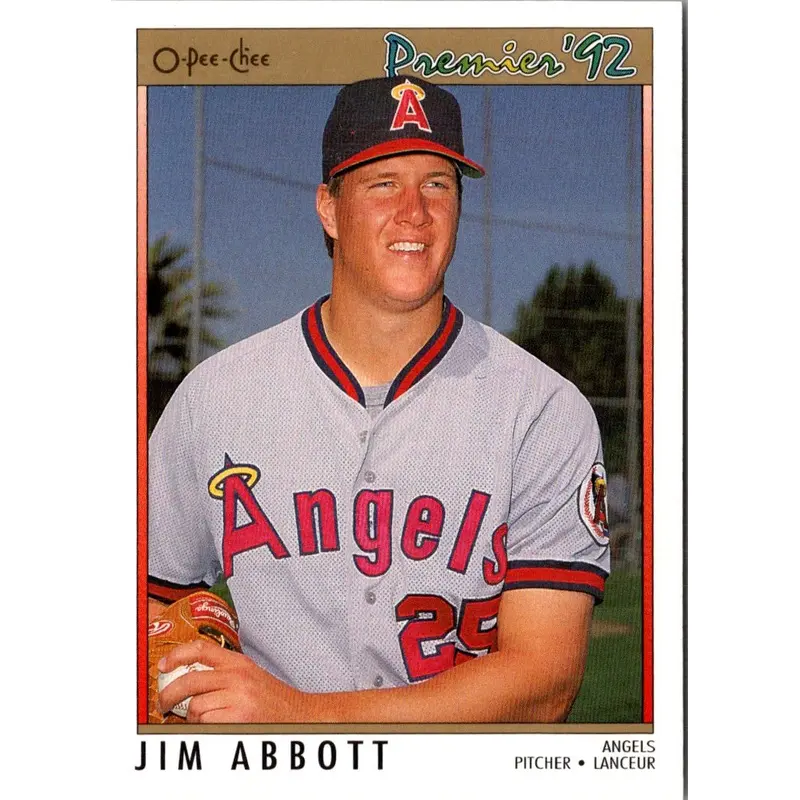 1992 O-Pee-Chee Premier Jim Abbott #140