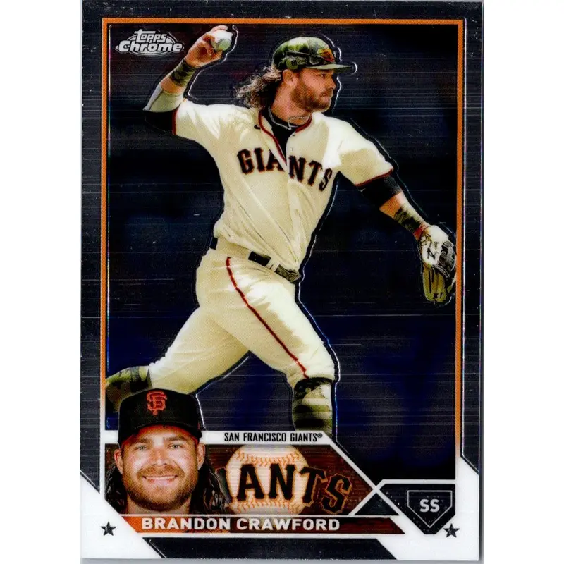 2023 Topps Chrome Brandon Crawford #195