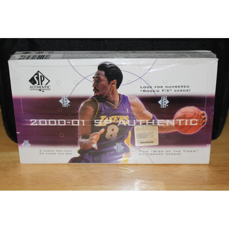 2000-01 SP Authentic Basketball Sealed Hobby Wax Box