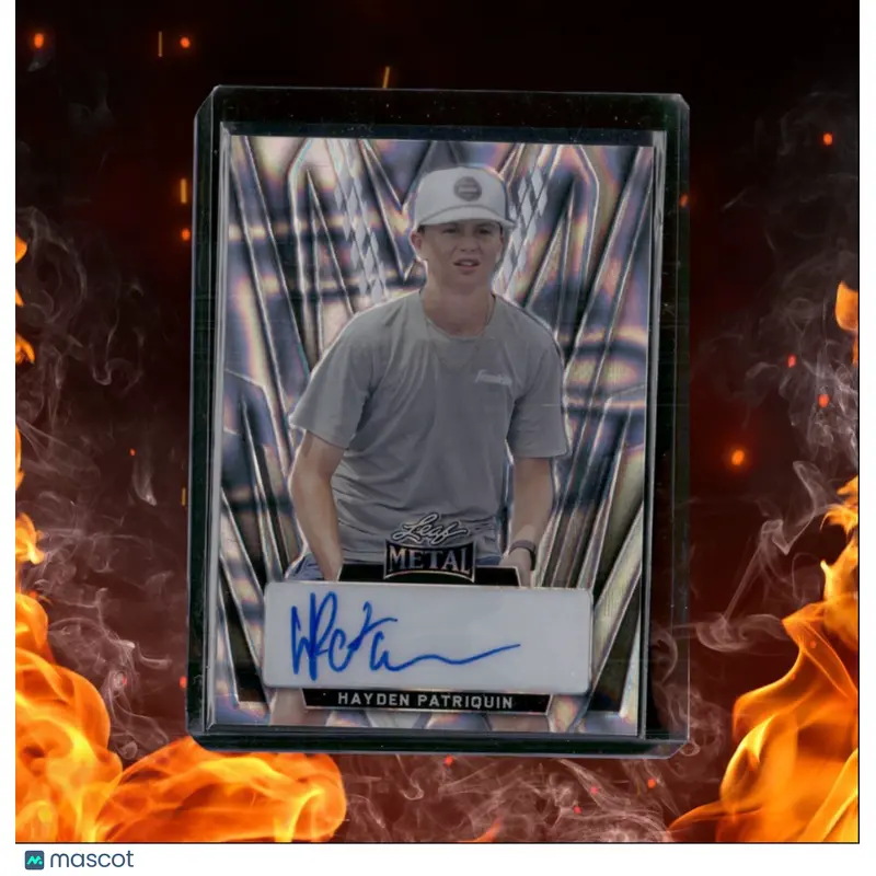 2024 Leaf Metal Pickleball Hayden Patriquin Silver Lava Auto 17/25 #BA-HP1