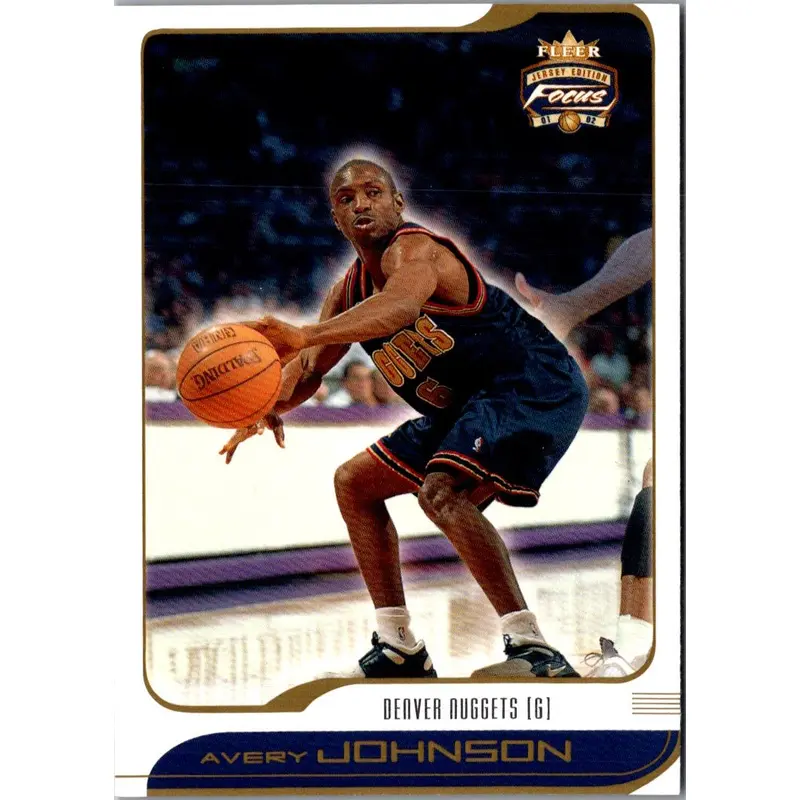 2001 Fleer Focus Avery Johnson #4