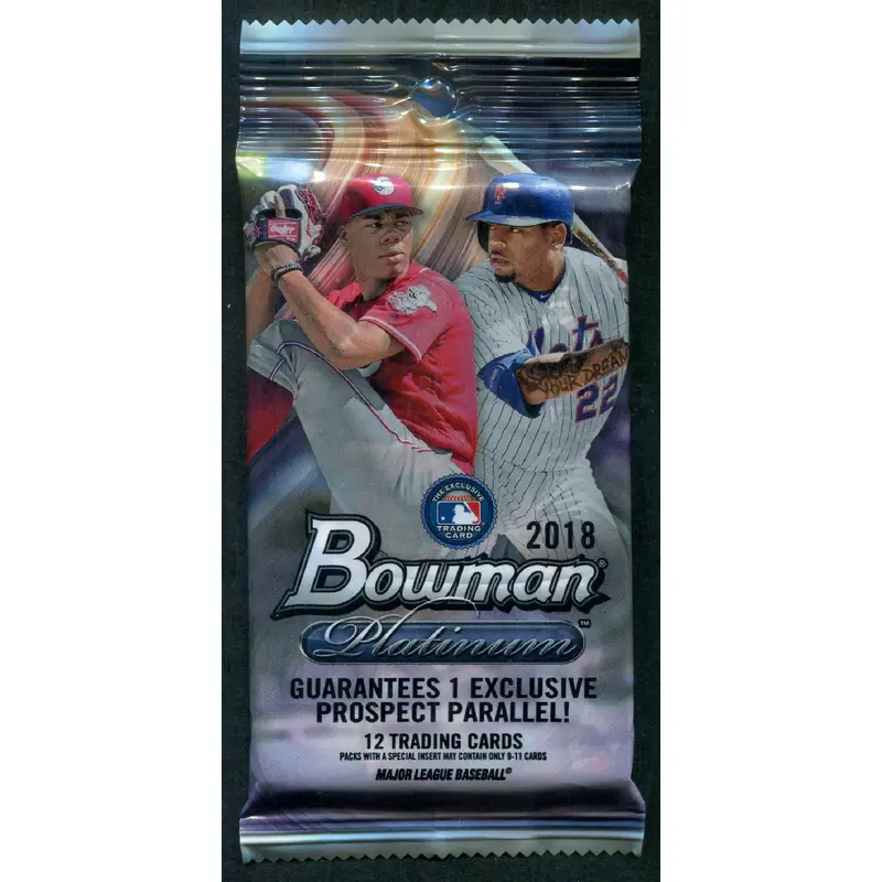 2018 Bowman Platinum Baseball Unopened Jumbo Hanger Pack (12)