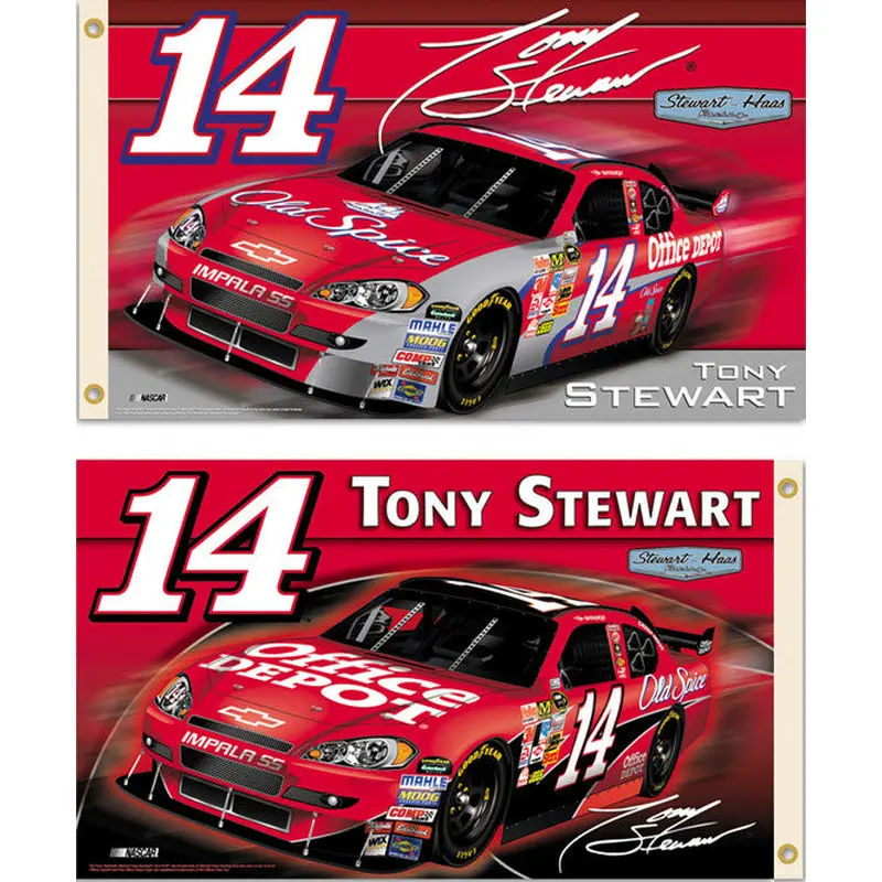 Tony Stewart "New Era" 2009 NASCAR #14 Chevy Impala 3'x5' Flag
