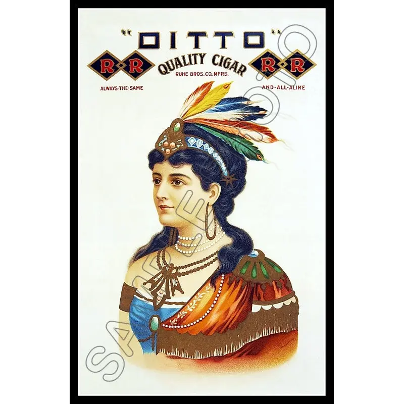 1895 Ditto Cigars Poster 11X17 - 2332
