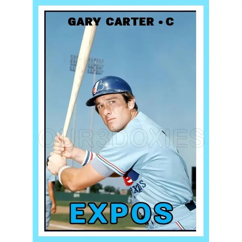 Gary Carter 1967 Topps Custom Card - 4466