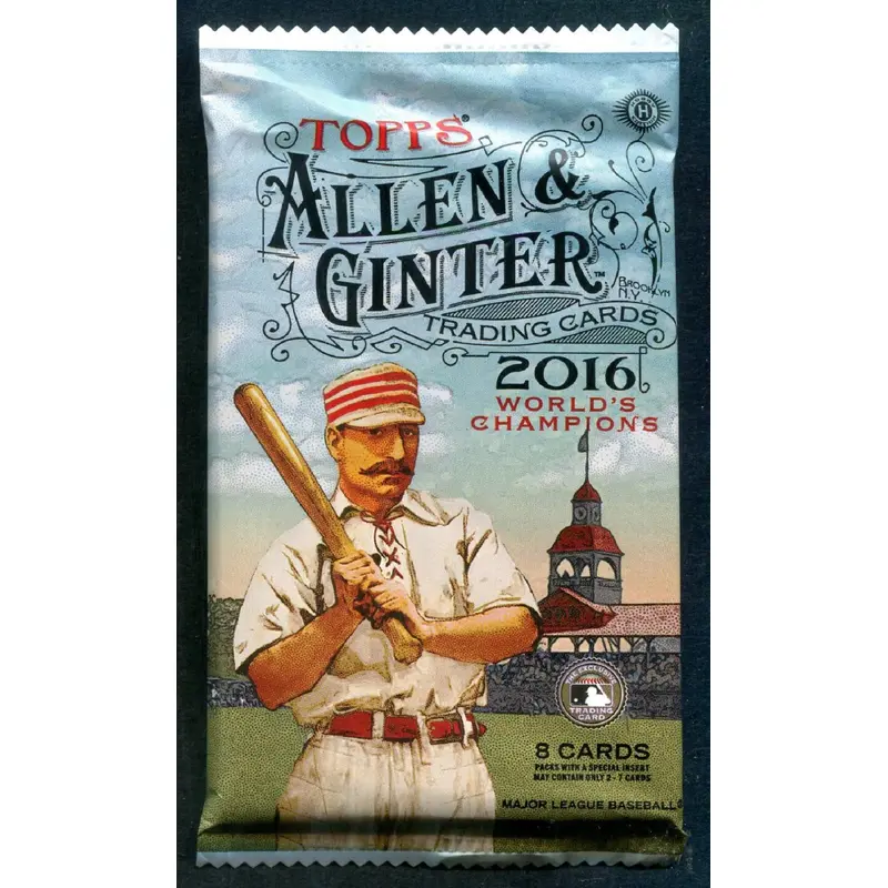 2016 Topps Allen & Ginter Baseball Unopened Pack (Hobby) (8)