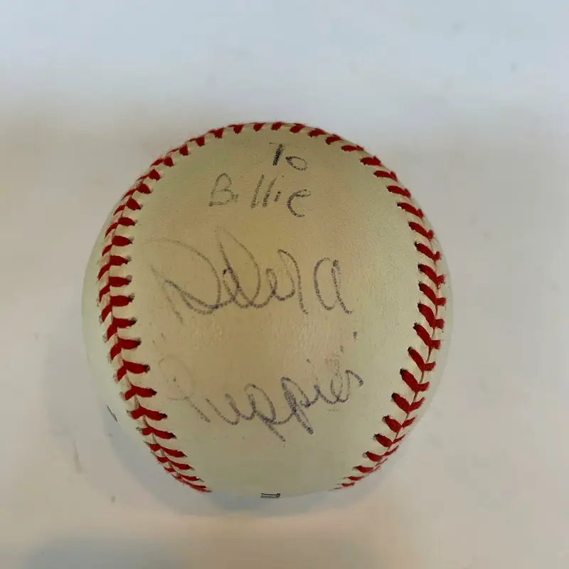 Debra McMichael Signed Autographed Baseball WWE Wrestling With JSA COA
