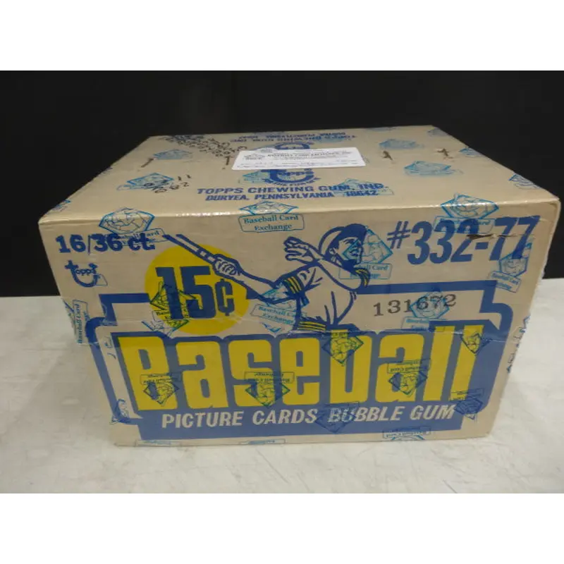 1977 Topps Baseball Unopened Wax Case (16 Box) (Authenticate)