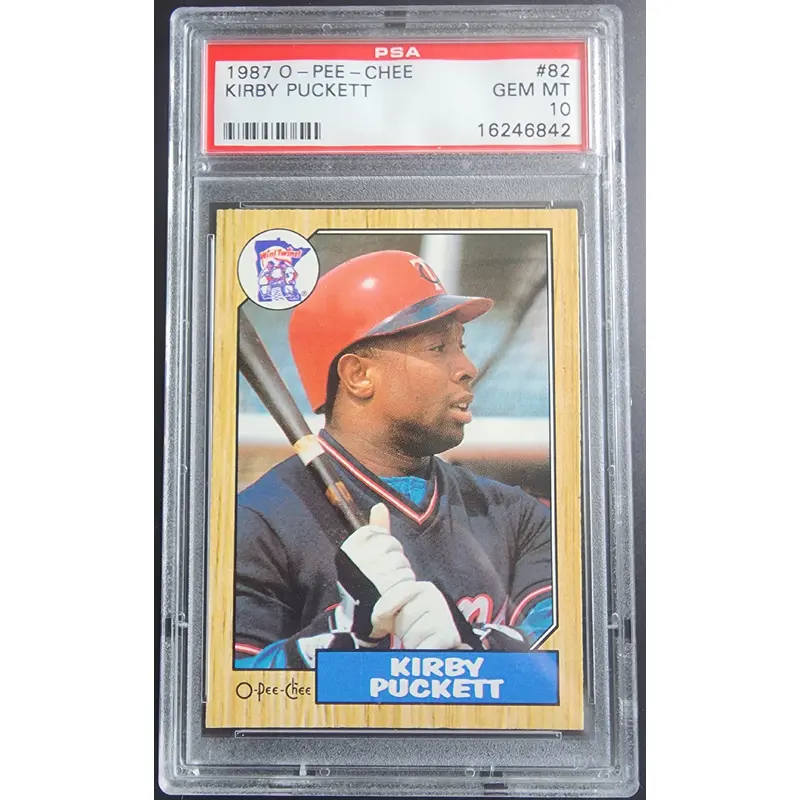 Kirby Puckett 1987 O-Pee-Chee #82 PSA 10 Gem Mint