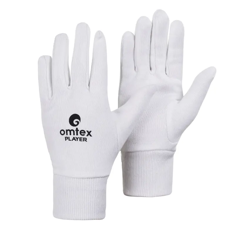 Omtex Player Full Inner Gloves White | Kibi Sports