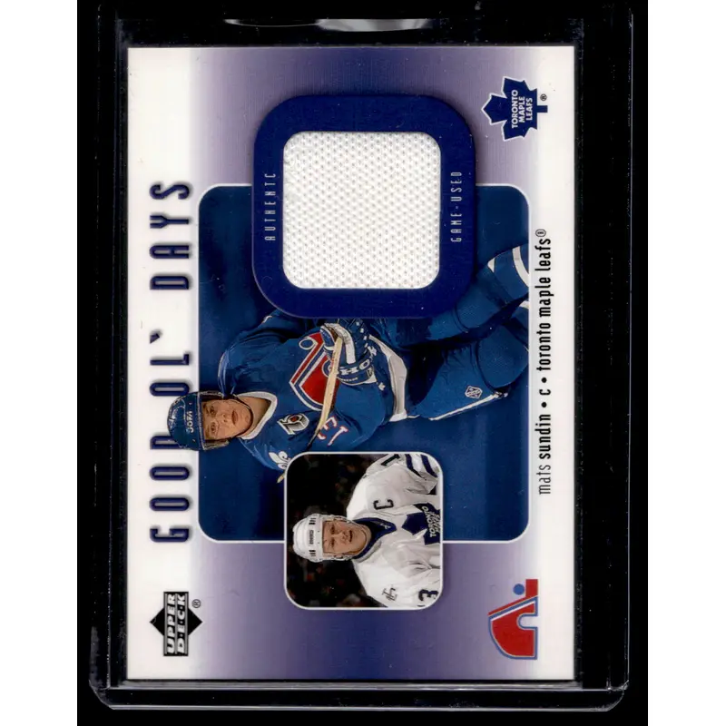 2002-03 Upper Deck - Good Ol' Days Mats Sundin #GO-MS