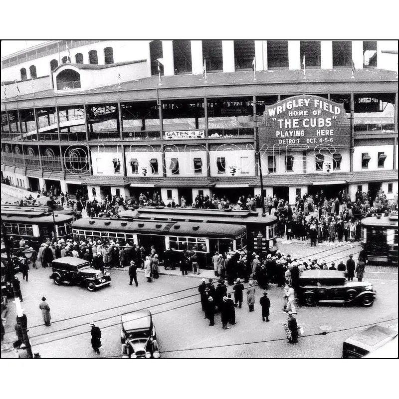 1945 Wrigley Field 8X10 Photo - Chicago Cubs World Series - 67