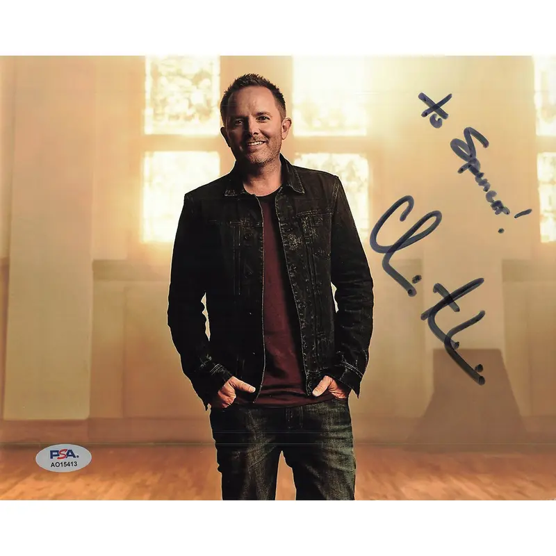 Chris Tomlin signed 8x10 photo PSA/DNA Autographed Musician