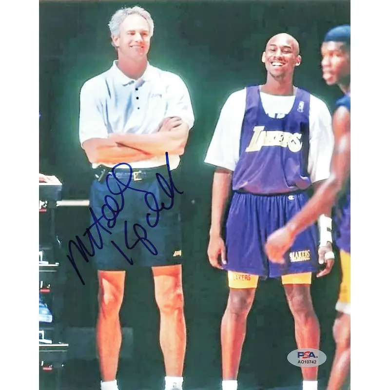 Mitch Kupchak signed 8x10 photo PSA/DNA Los Angeles Lakers Autographed