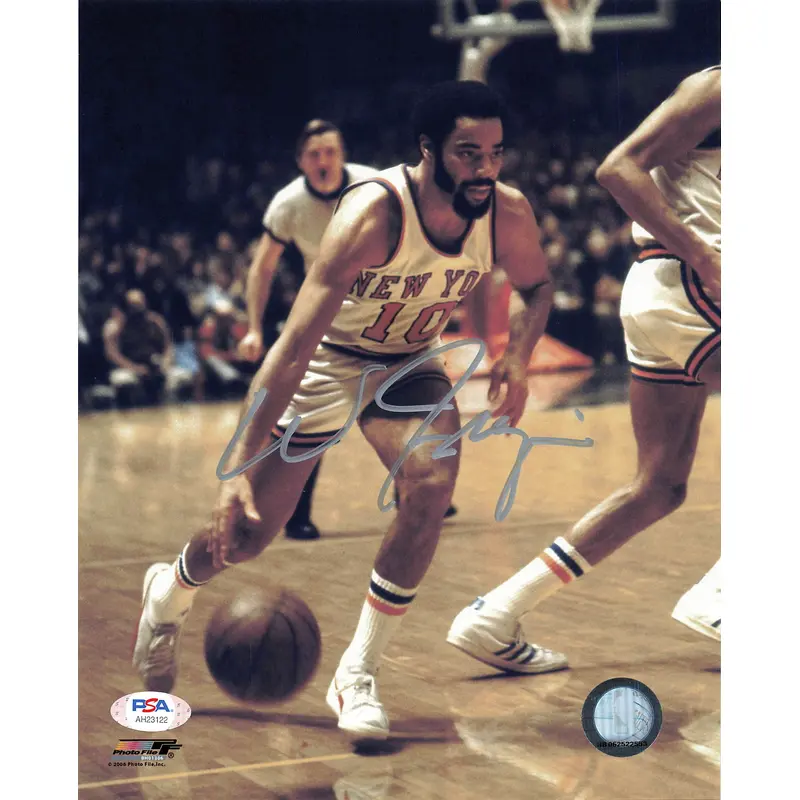 Walt Frazier signed 8x10 photo PSA/DNA New York Knicks Autographed