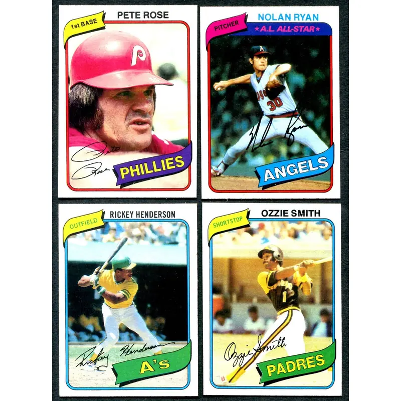 1980 Topps Baseball Complete Set EX EX/MT (726) (24-523)