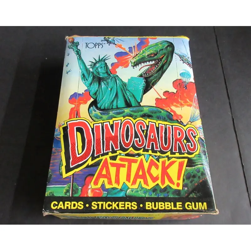 1988 Topps Dinosaurs Attack Unopened Wax Box (Authenticate)