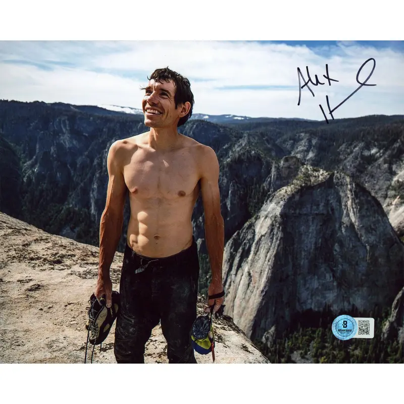 Alex Honnold Authentic Signed 8x10 Horizontal Photo Autographed BAS 3