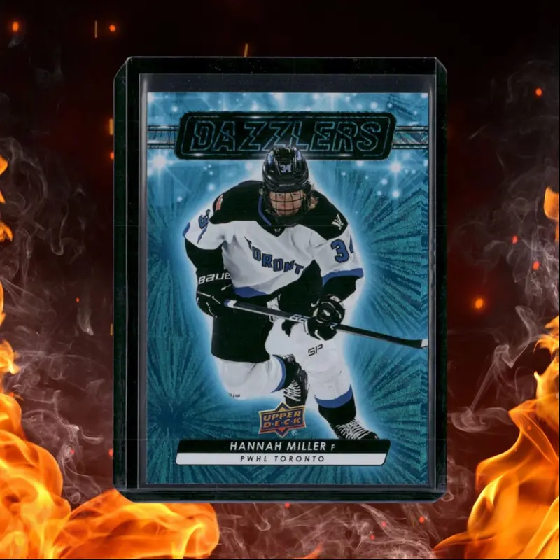 2024-25 Upper Deck PWHL Hannah Miller Dazzlers Blue #DZ-3