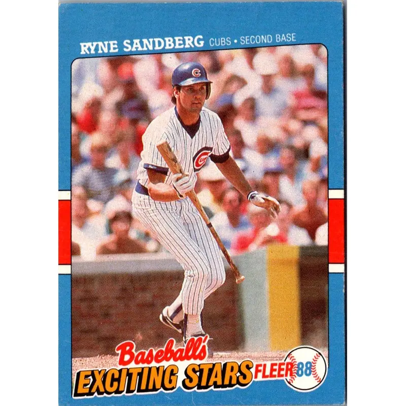 1988 Fleer Exciting Stars Ryne Sandberg #32