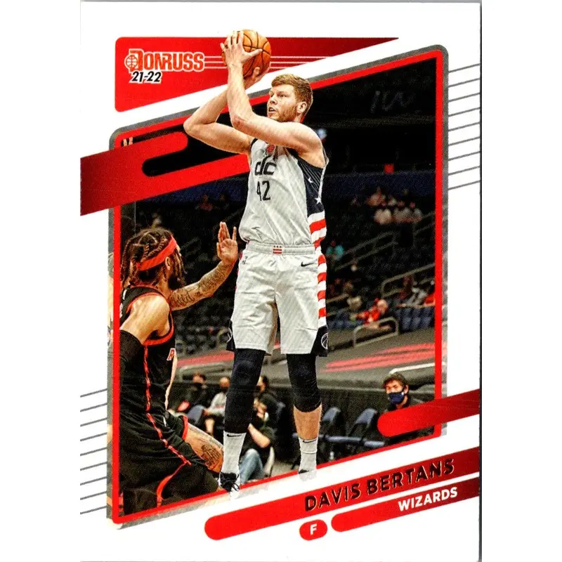 2021 Donruss Holo Red and Gold Laser Davis Bertans #3