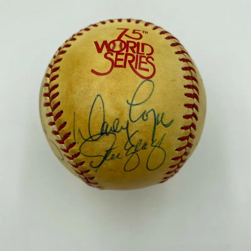 1978 Los Angeles Dodgers NL Champs Signed Game Used World Series Baseball JSA