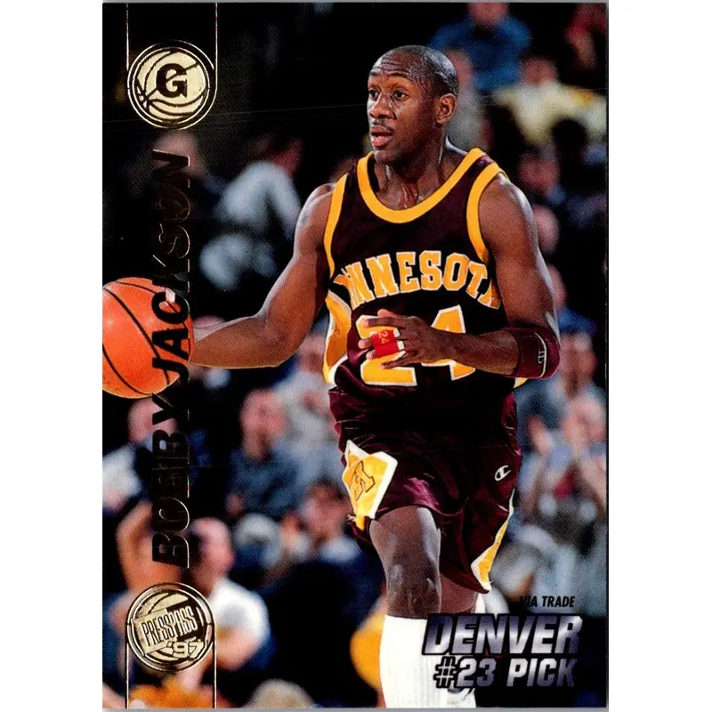 1997 Press Pass Double Threat Bobby Jackson #23